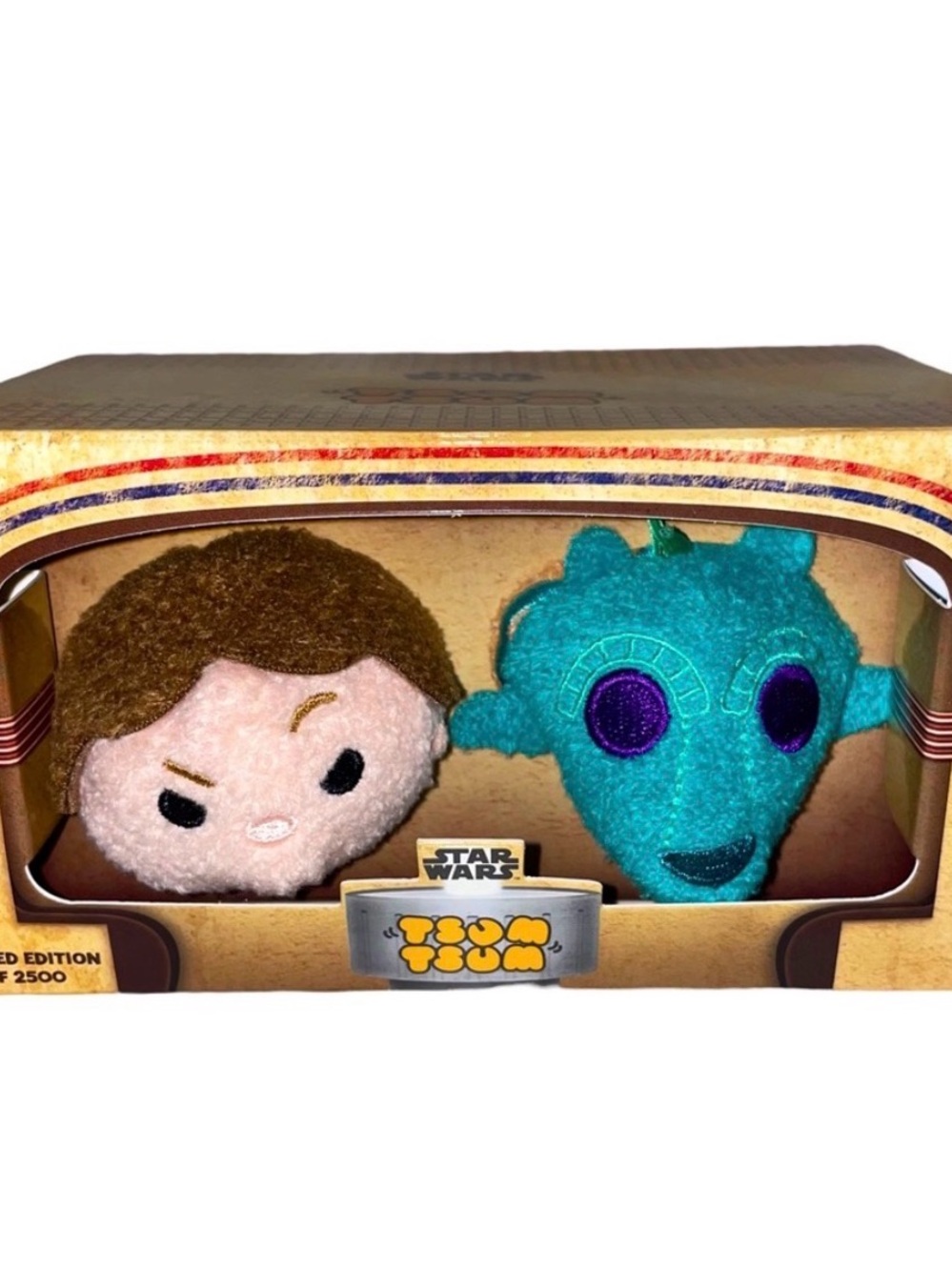 Star Wars Tsum Tsum Set Disney 2016 Limited Edition of 2500 Han Solo & Greedo